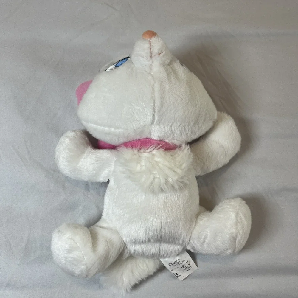 Disney Store Aristocats Marie White Cat Kitty Kitten‎ Plush Stuffed Animal Toy